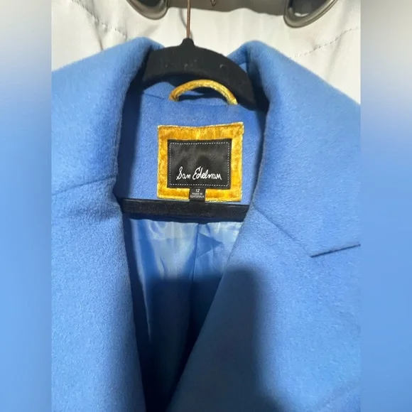 Sam Edelman Blue Wool  Pea Coat - Picture 5 of 10